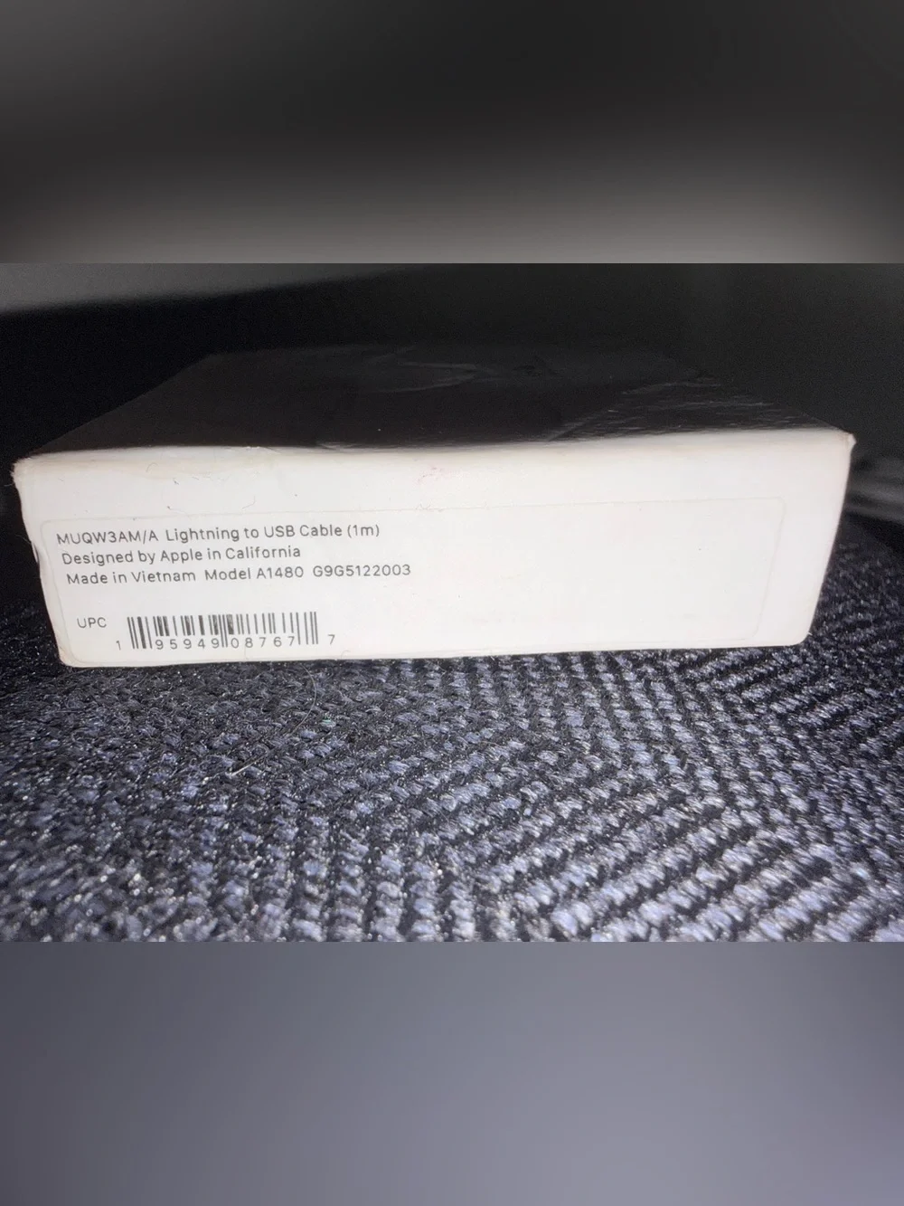 Apple Lightning to USB Cable - White Packaging